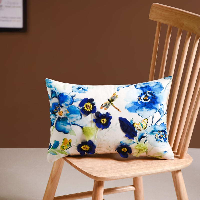 Floral Throw Pillow Cover