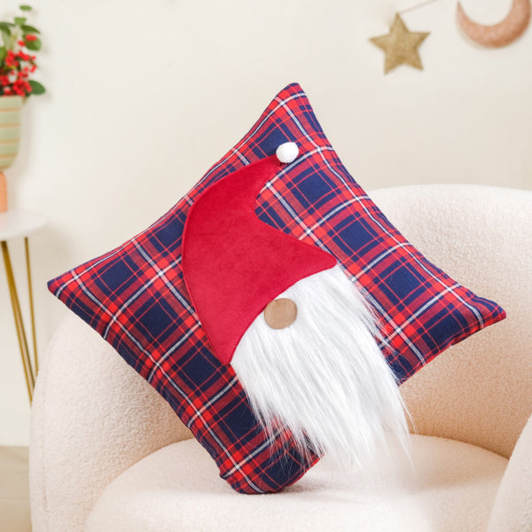 Santa Claus Decorative Christmas Cushion Cover 16x16 Inch