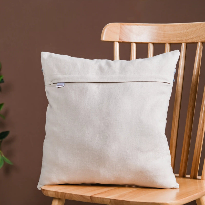 Beaded Cushion Cover For Home Decor 16x16 Inch