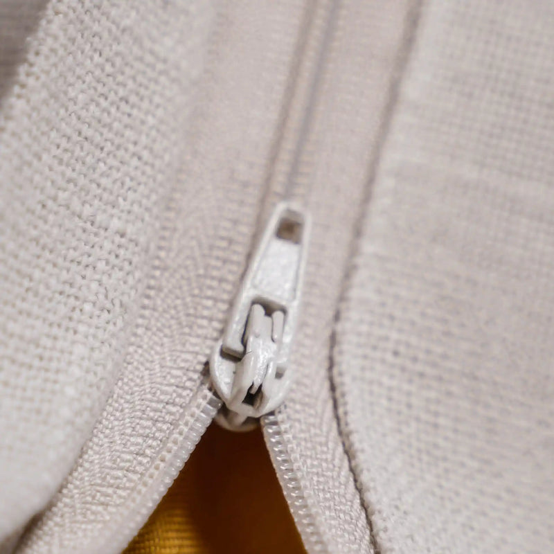 Cotton Threadwork Throw Pillow Cover 20x14 Inch