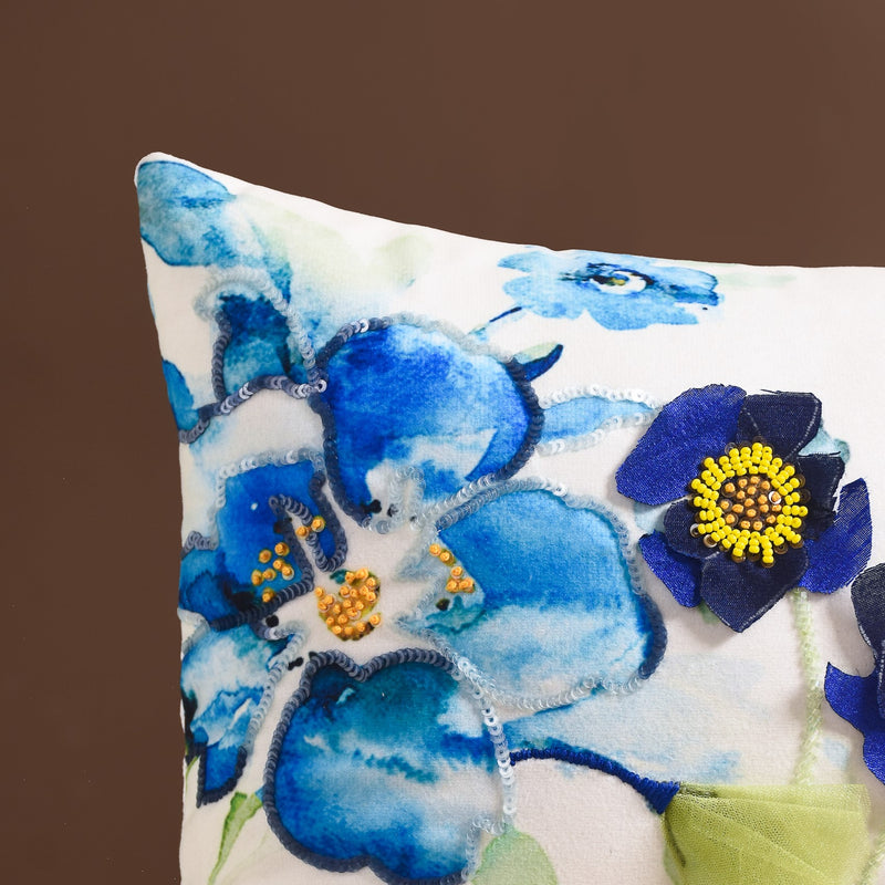 Floral Throw Pillow Cover