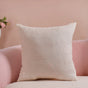 Set Of 2 Love Heart Linen Cushion Cover With Pocket 16x16 Inch