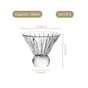 Cut Glass Ball Cocktail Glass Set Of 6 180ml