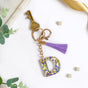 Dainty And Dreamy D Dual Hook Keychain