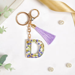 Dainty And Dreamy D Dual Hook Keychain