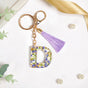 Dainty And Dreamy D Dual Hook Keychain