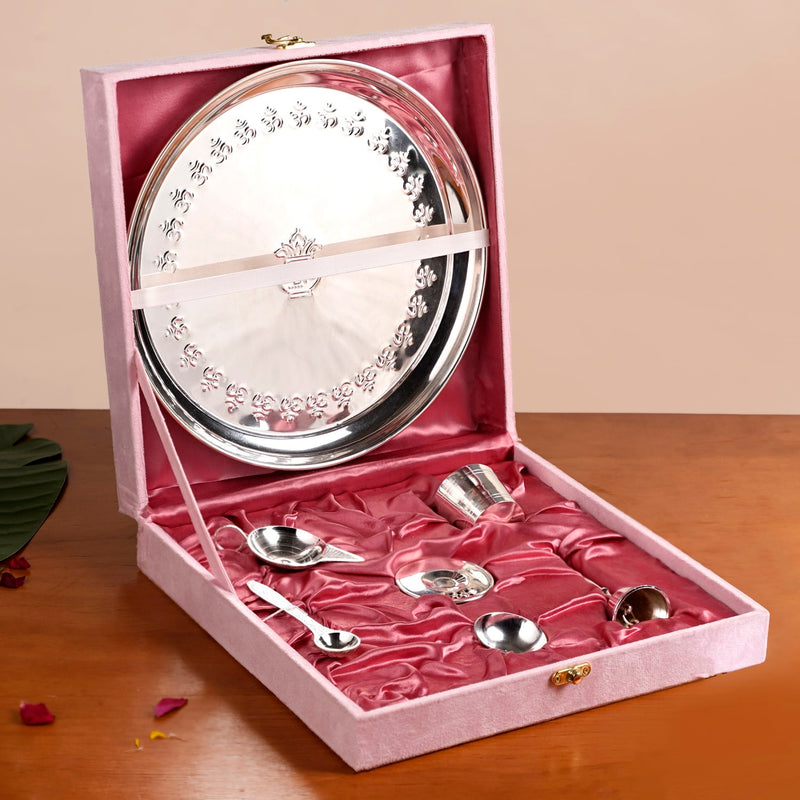 All In One Daily Aarti Pooja Thali Set Of 7