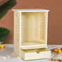 Daily Pooja Mandir For Home And Office Ivory 30x17x42cm