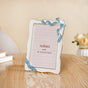 Dainty Blue Bow Photo Frame Small 10x15cm