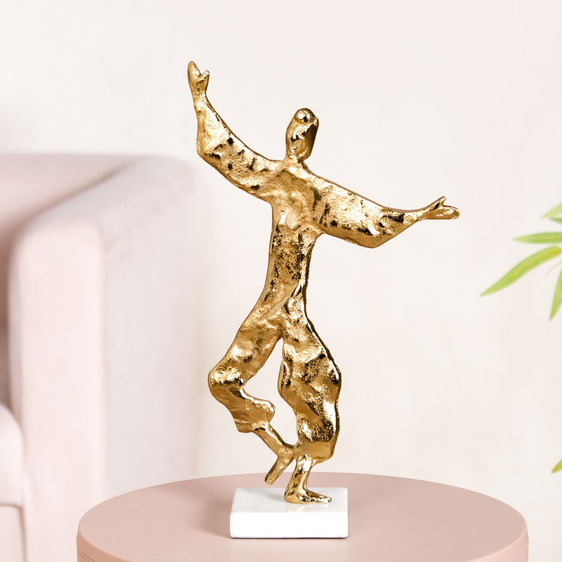 Dancing Musketeer Tabletop Metal Decor