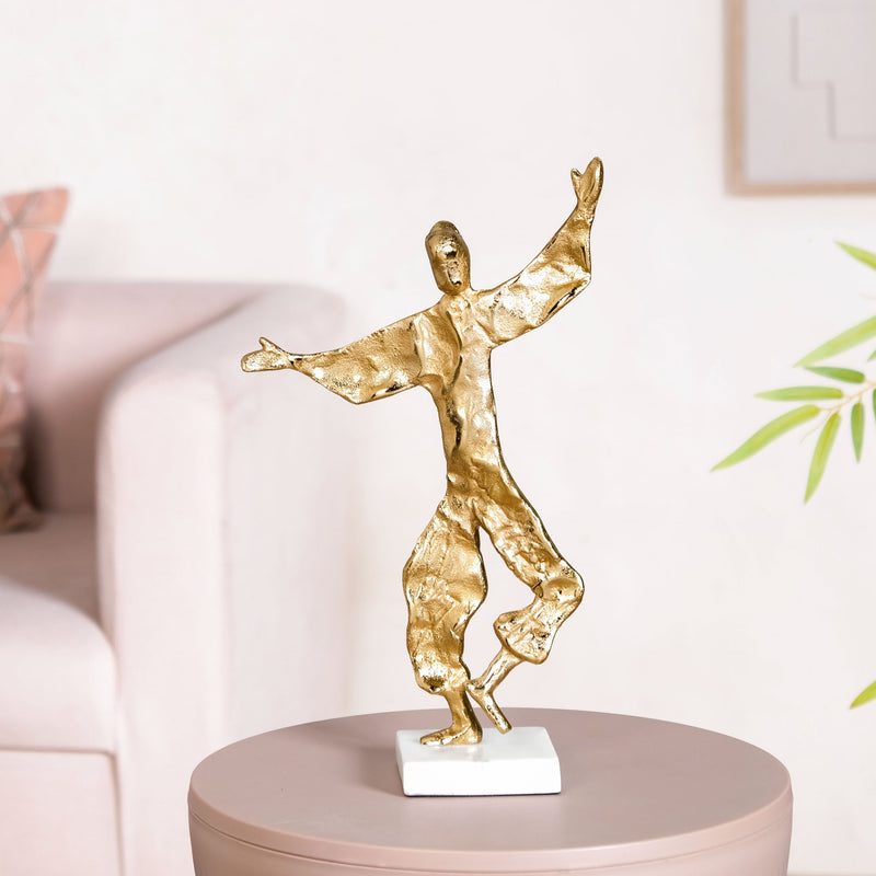 Dancing Musketeer Tabletop Metal Decor