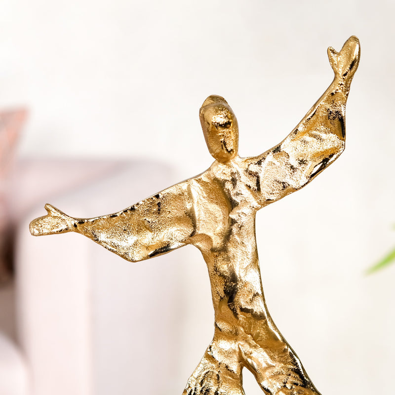 Dancing Musketeer Tabletop Metal Decor