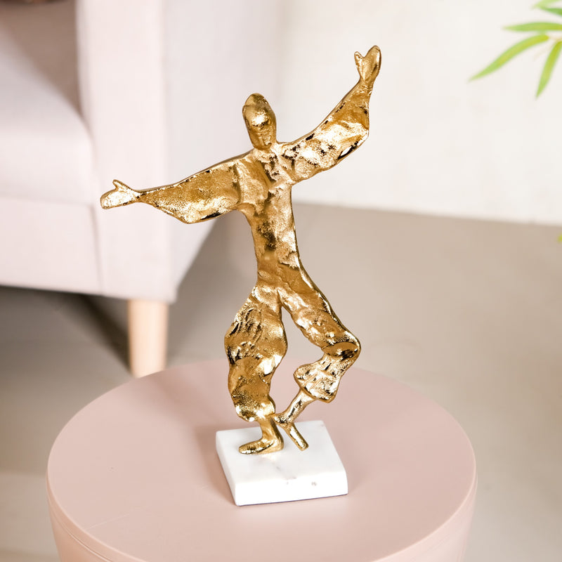 Dancing Musketeer Tabletop Metal Decor