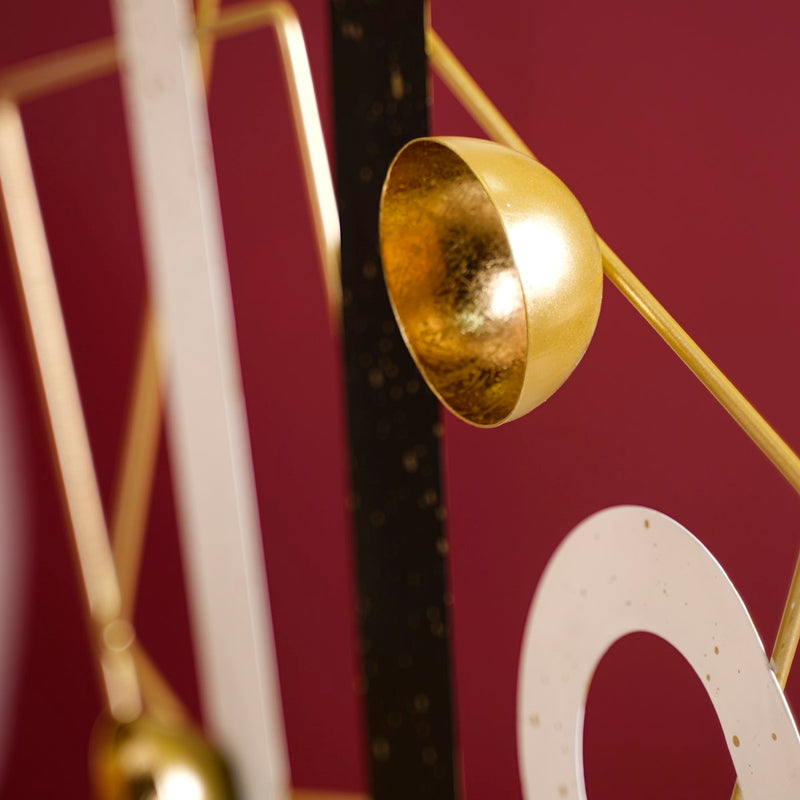 Abstract 3D Metal Table Decor