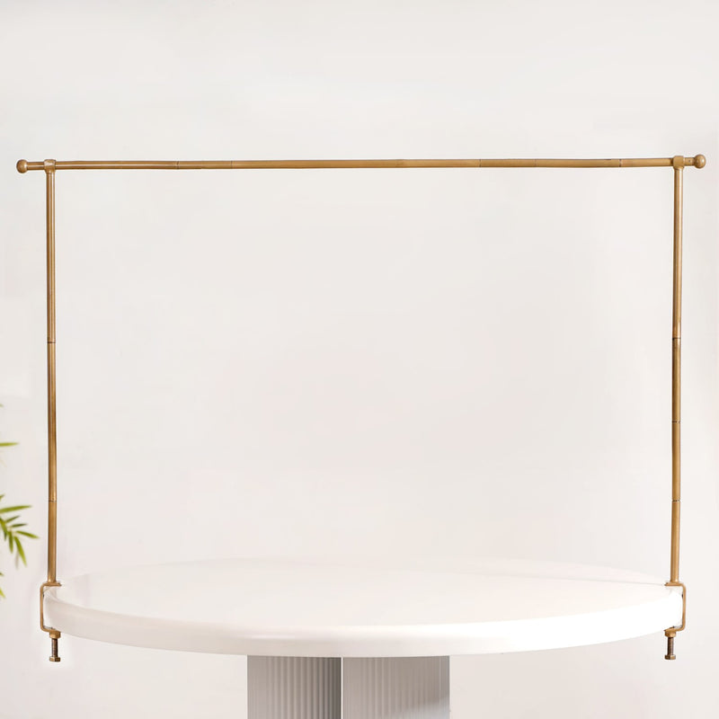 Detachable Tabletop Backdrop Stand With Wall Hangings