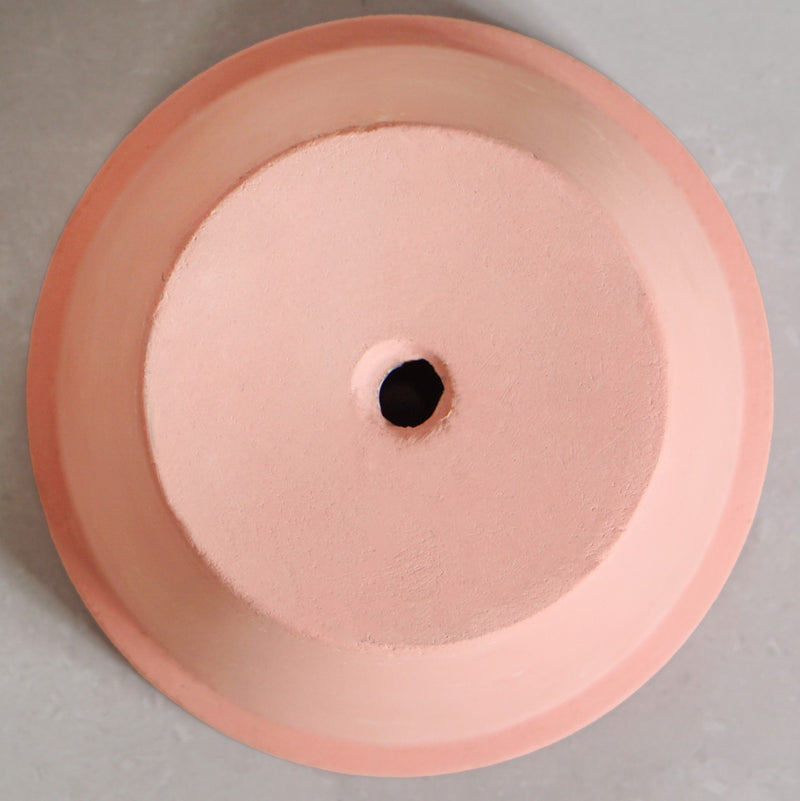 Decorative Two Tier Pink Planters With Gold Stand