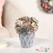 Frosty Pine Cones Dried Flower Pot