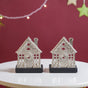 Set Of 2 Christmas Home Tea Light Holder