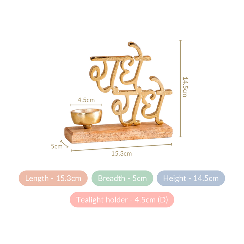 Radhe Radhe Puja Decor