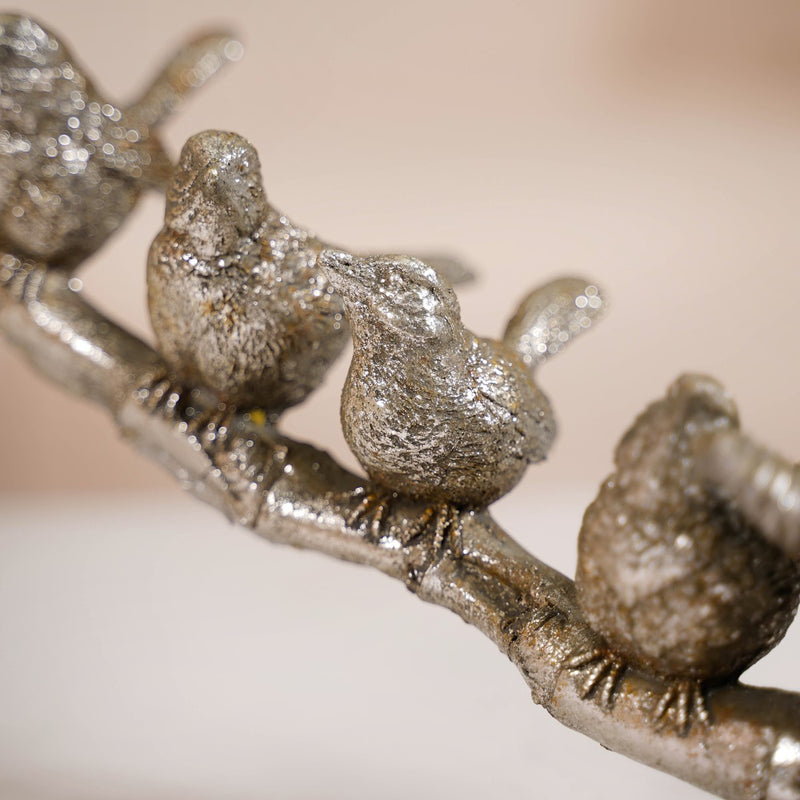 Avian Elegance Resin Decor Showpiece