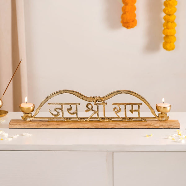 Devotional Table Decor With Tealights For Home