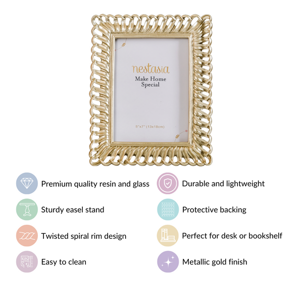 Classic Gold Photo Frame 9.5