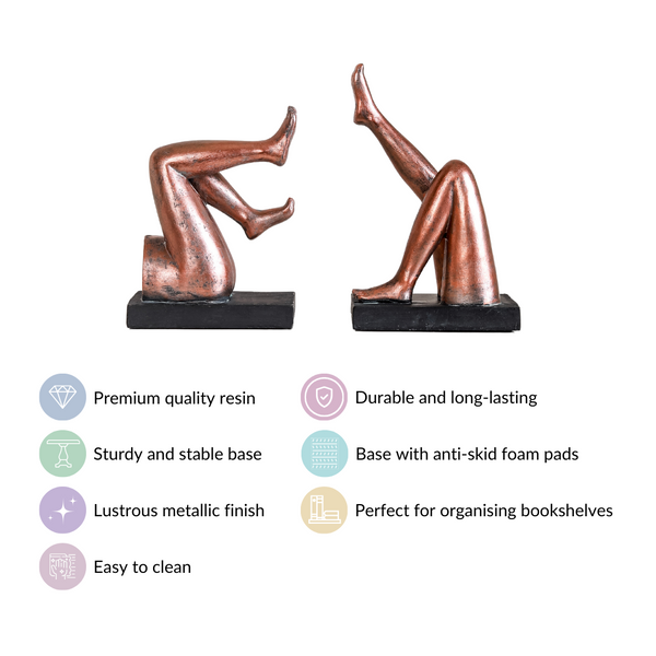 Literary Limbs Resin Bookends