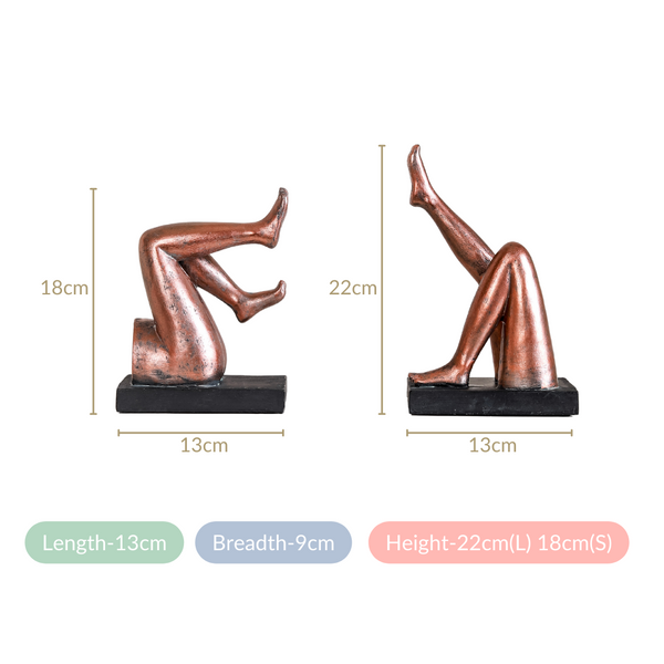 Pop Culture Retro Upturned Legs Bookends