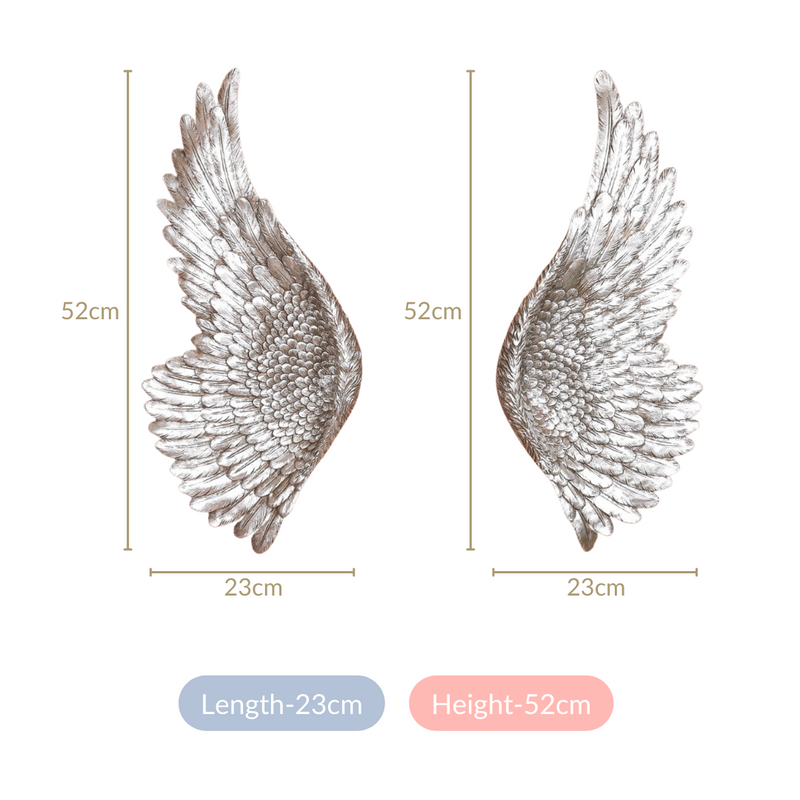 Fallen Angel Wings Wall Decor Set Of 2