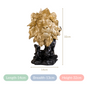 Regal Lion Decor Showpiece Gold