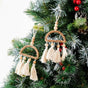 Wooden Beads Sustainable Hanging Ornament Set of 2