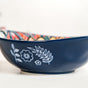 Deep Blue Mandala Ceramic Long Dish With Handles 400ml