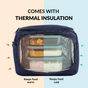 Denim Everyday Office Lunch Bag