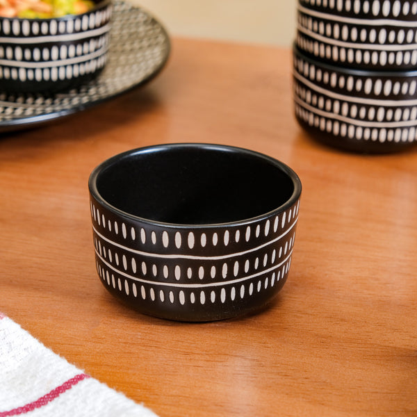 Kuro Ceramic Small Bowls Set Of 6 200ml