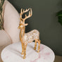 Majestic Gold Deer Showpiece For Home Decor