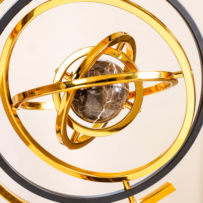 Metal Armillary Sphere Decor Showpiece