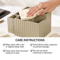 Desk Organiser For Pens Makeup Brushes Beige
