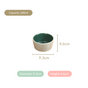 Green Zoella Dessert Bowls Set Of 4 200ml - Serving bowls, ceramic serving bowls, serving bowls set, snack bowls, icecream bowls, ceramic bowls