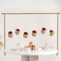 Detachable Tabletop Backdrop Stand With Wall Hangings