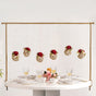 Detachable Tabletop Backdrop Stand With Wall Hangings