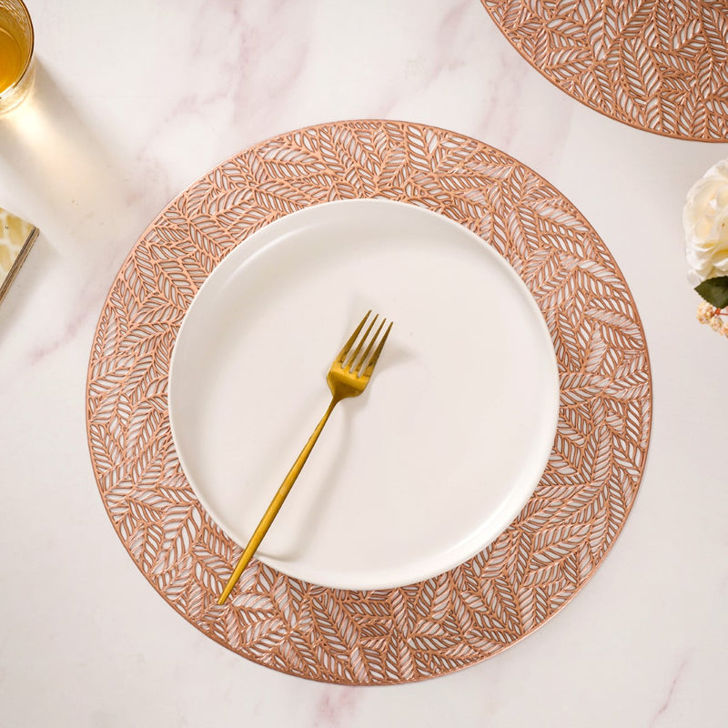 Round Anti-Skid Table Mat Set Of 6