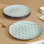 Kaleido Mint Green 16 Piece Dinner Set For 4