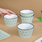 Kaleido Mint Green 16 Piece Dinner Set For 4