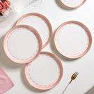 Pink Azo Dinner Plate Set Of 4 10 Inch