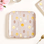 Dandelion Square Dinner Plates Set Of 4 9x9 Inch - Ceramic dinner plates, dinner plate set, square dinner plates, ceramic plates