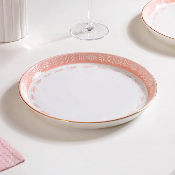 Pink Azo Dinner Plate Set Of 4 10 Inch