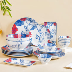 Oriental Elegance 22 Piece Dinner Set For 6