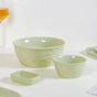 Green Serenity Textured 27-Piece Dinner Set For 6