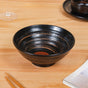 Black Exotic 22-Piece Ceramic Dinner Set For 6