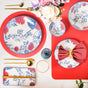 Oriental Elegance 22 Piece Dinner Set For 6